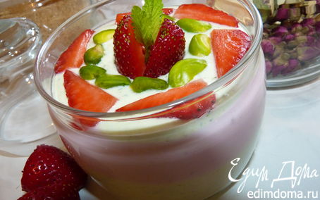 Рецепт Творожно-ягодный десерт