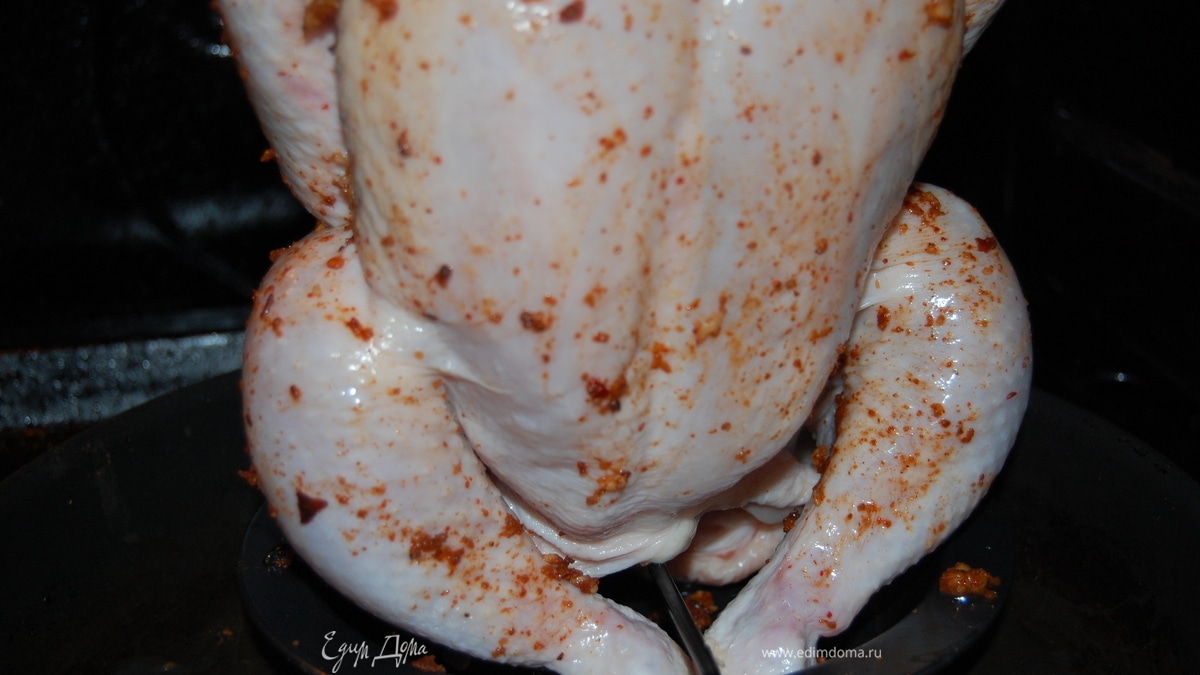 курица в духовке