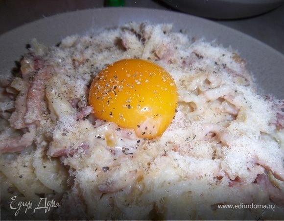 Паста "Карбонара" Паста "Карбонара"