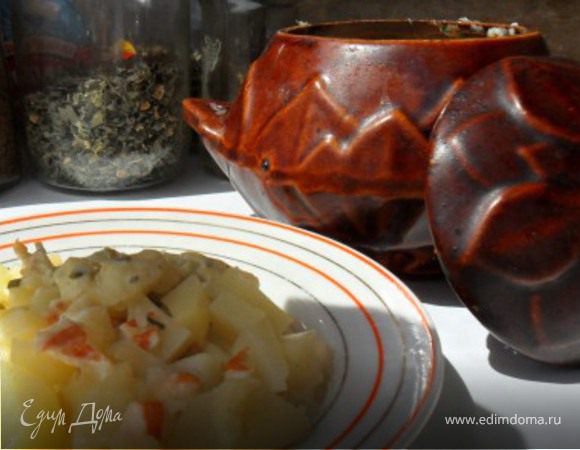 Картофель с раками