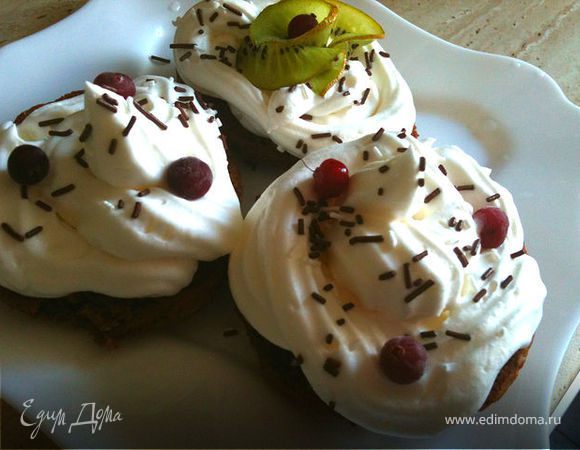 Шоколадные сконы с белоснежными горками! Шоколадные сконы с белоснежными горками!