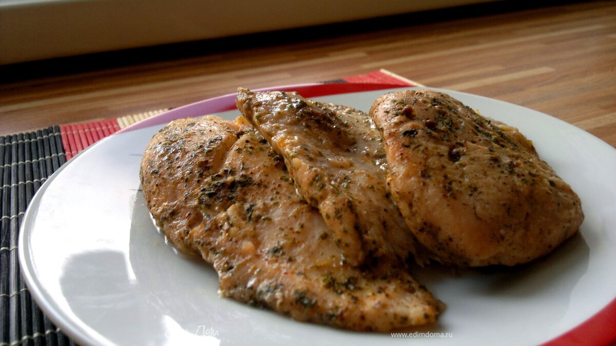 Запеченное куриное филе