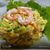 Салат с креветками, кальмарами и домашним майонезом