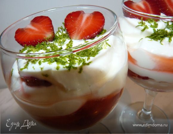 Клубника с кремом