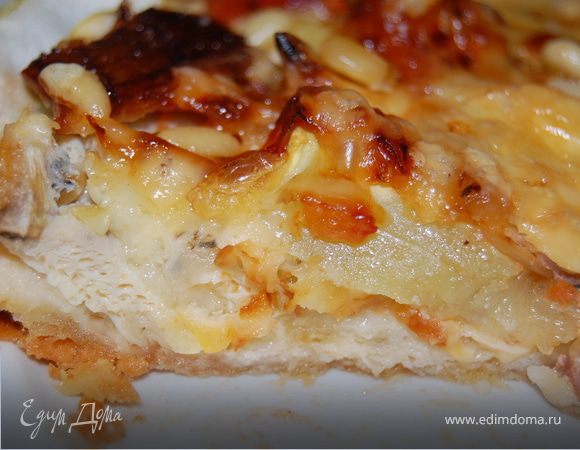 Пирог с кабачками и панчеттой Пирог с кабачками и панчеттой