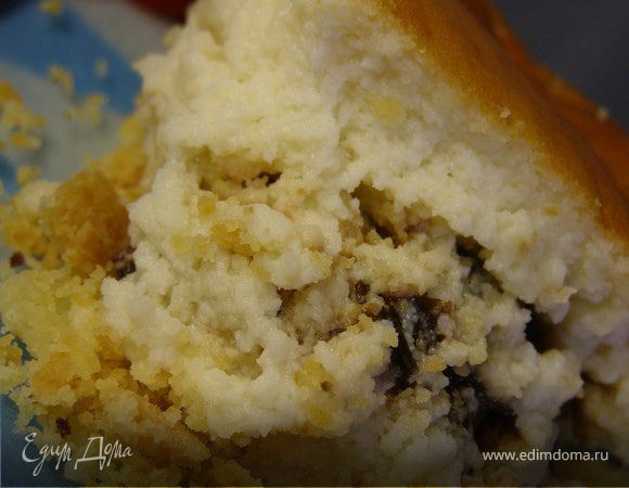 "Сливочное oблако". Пирог с заварным кремом и черносливом "Сливочное oблако". Пирог с заварным кремом и черносливом
