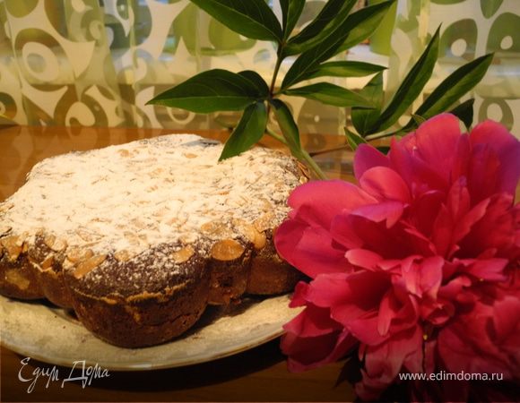 Шоколадный миндальный пирог Шоколадный миндальный пирог