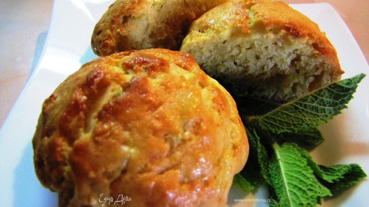 Кексы с кабачком