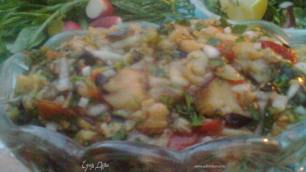 Баклажановый салат на мангале