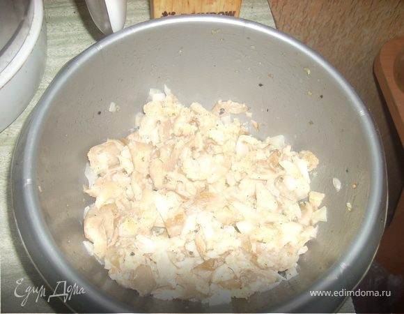 Жареные грибочки под сметанно - лимонным соусом Жареные грибочки под сметанно - лимонным соусом