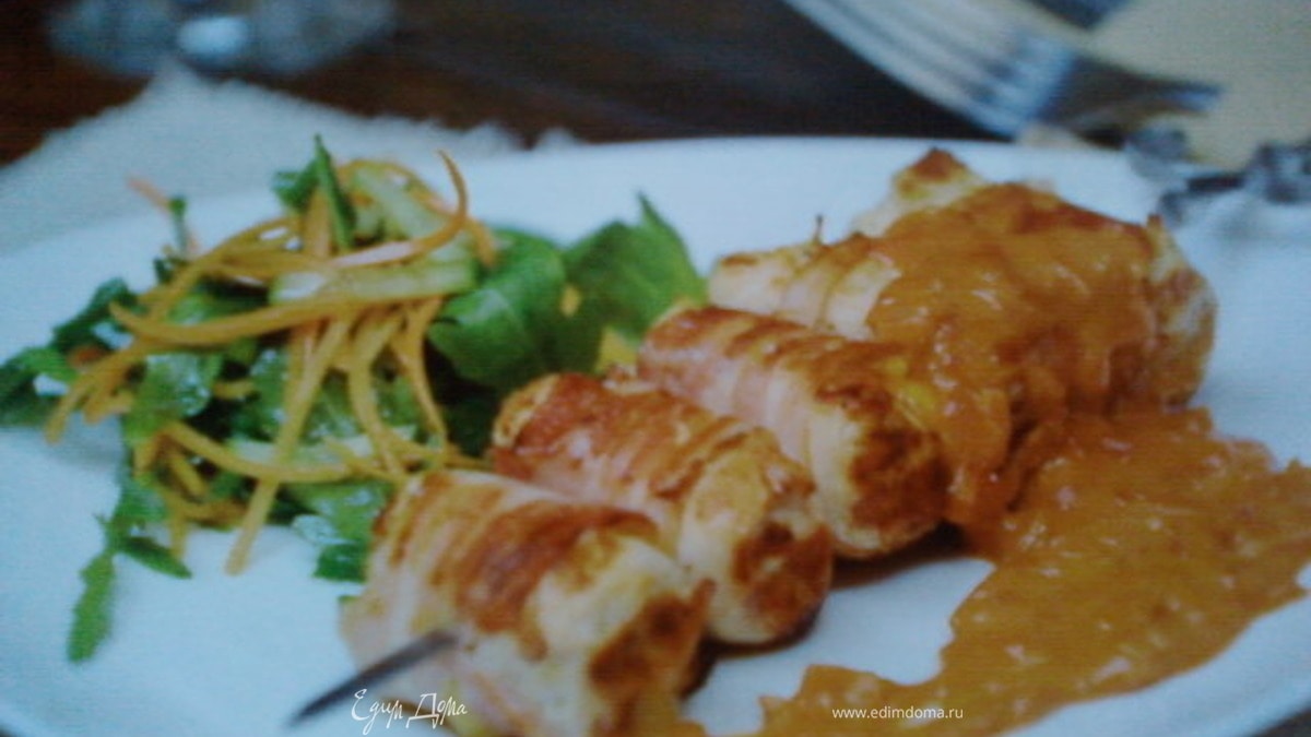 Куриные рулеты с сыром.