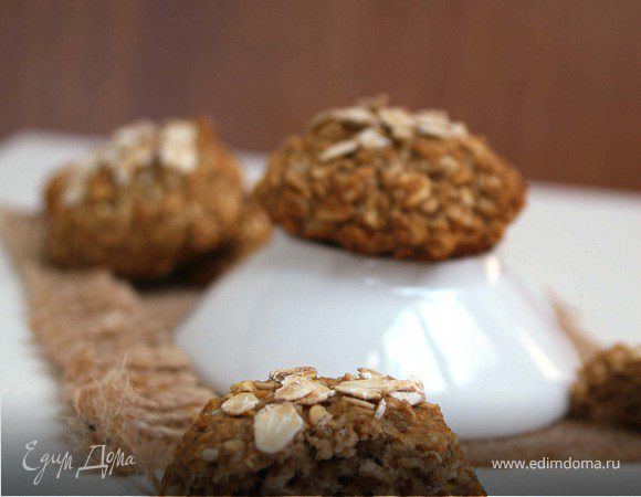 Банановое овсяное печенье Банановое овсяное печенье