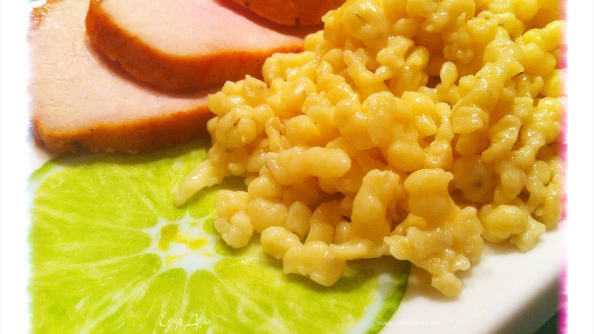 Домашние спацлы (Spaetzle) с прованскими травами