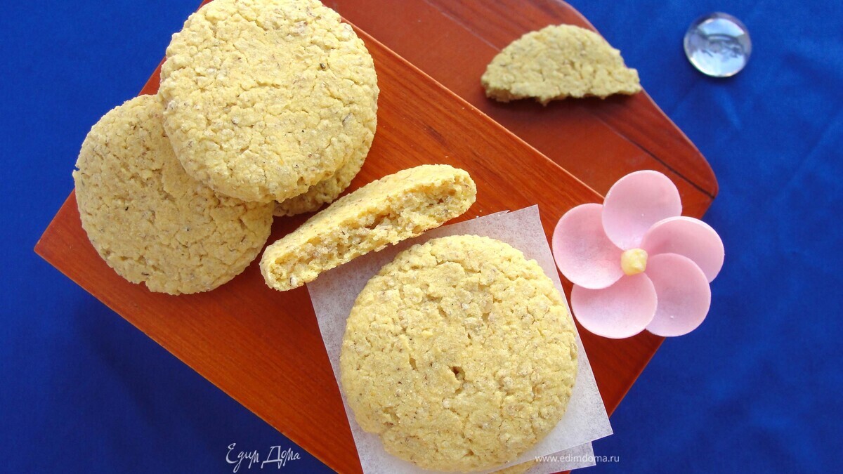 Кукурузное кардамоновое печенье