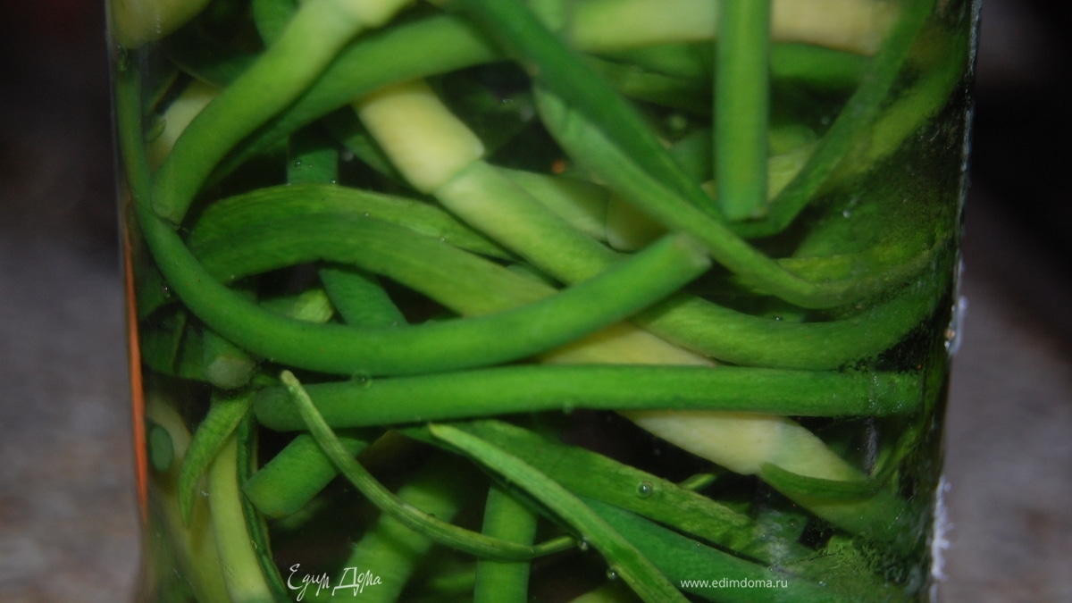 Заготовка чесночных стрелок на зиму