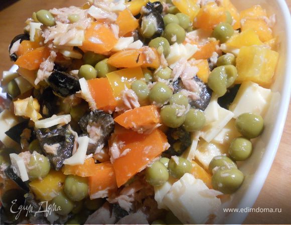 Салат "тунец& маасдам" Салат "тунец& маасдам"