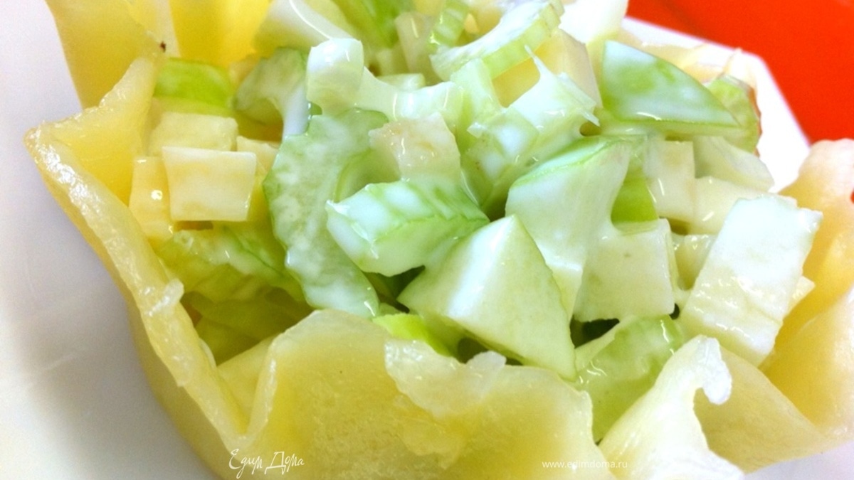 Легкая сырная корзиночка