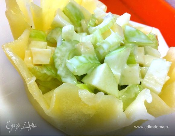 Легкая сырная корзиночка Легкая сырная корзиночка