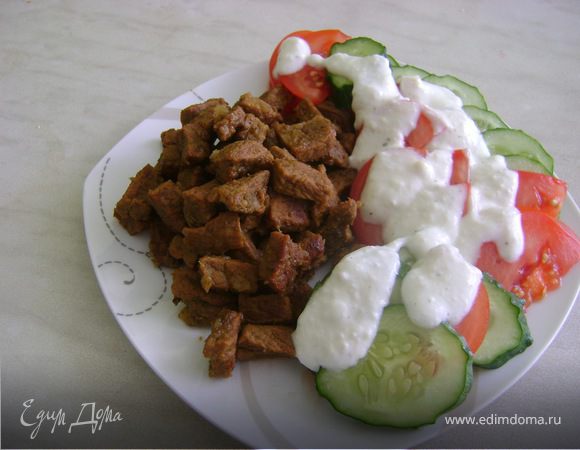 Диетическая поджарка с овощами