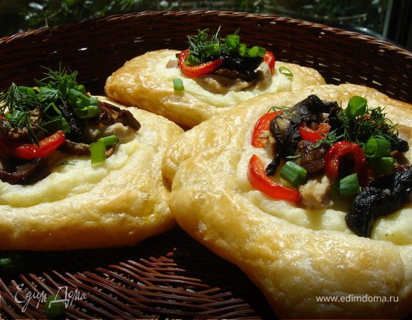 Ватрушки с картофельным пюре Ватрушки с картофельным пюре