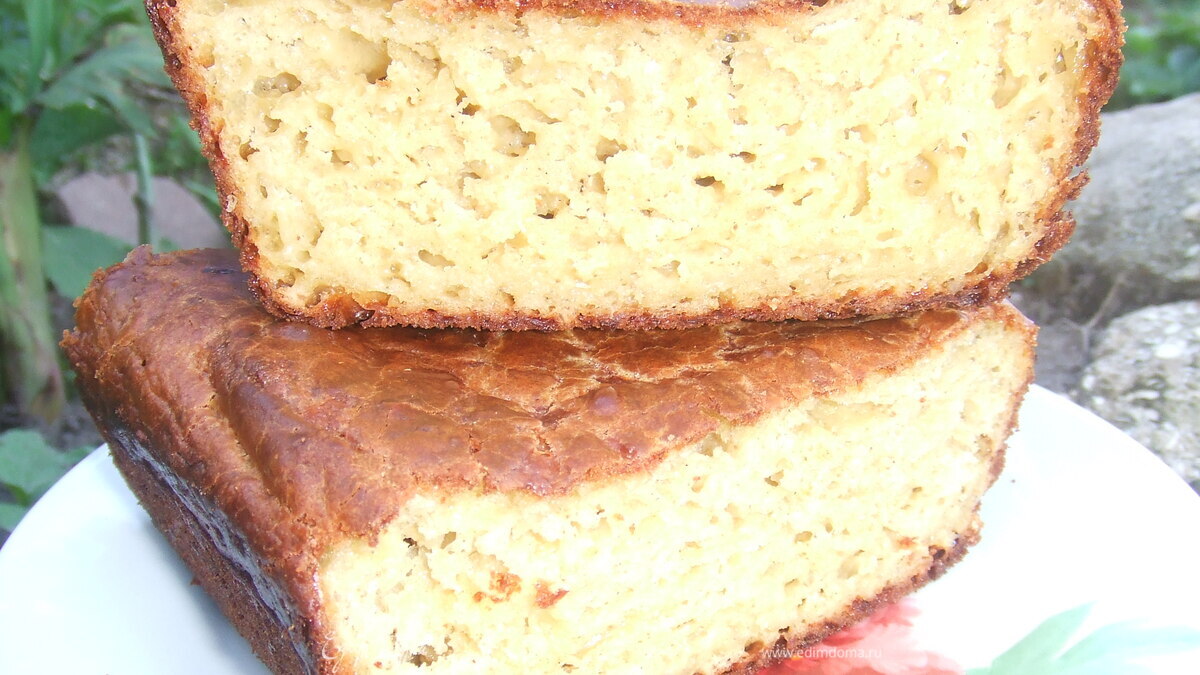 Быстрый "хлеб" с сыром чеддер