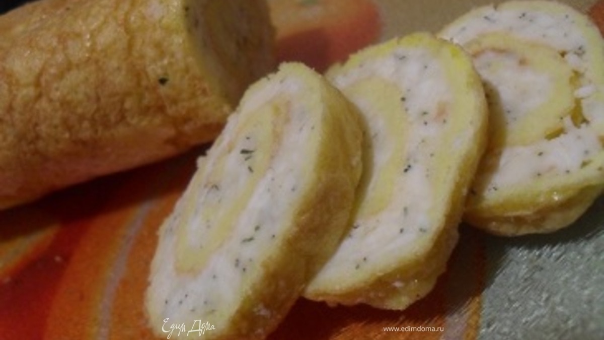 Рулет с сыром.