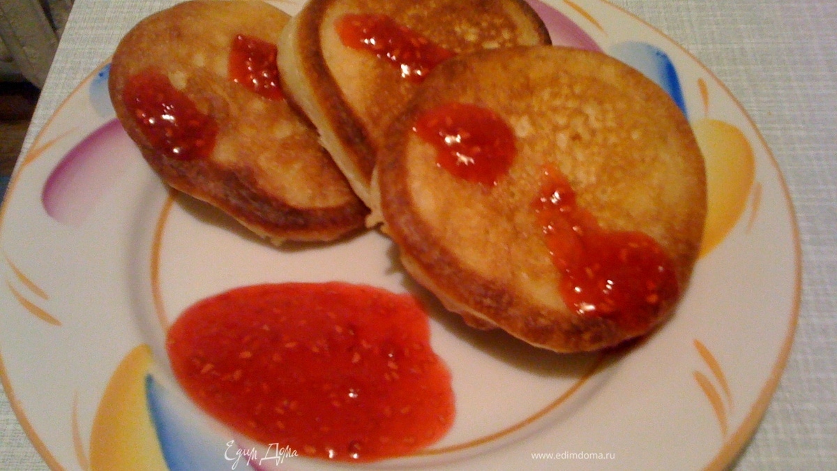 Бабушкины «Ладки» с малиновым вареньем