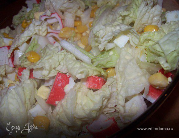 Салат "Где у краба палочки?"