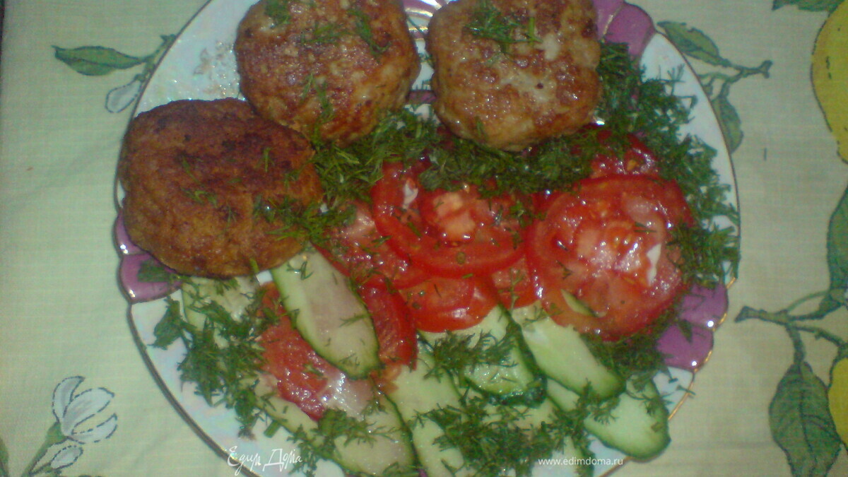 Котлетки из индюшки "СЮРПРИЗ"