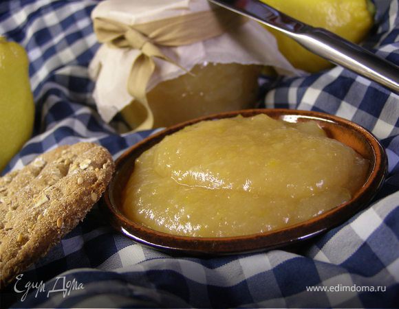 Лимонный джем с яблоками и Куантро