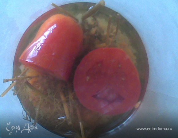 Помидоры кусочками