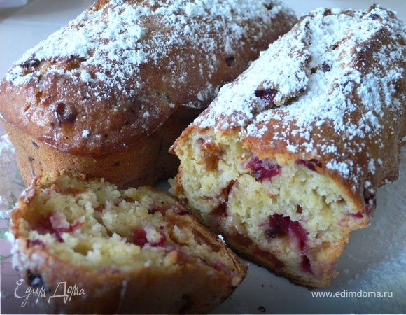 Кекс с овсянкой и клюквой Кекс с овсянкой и клюквой