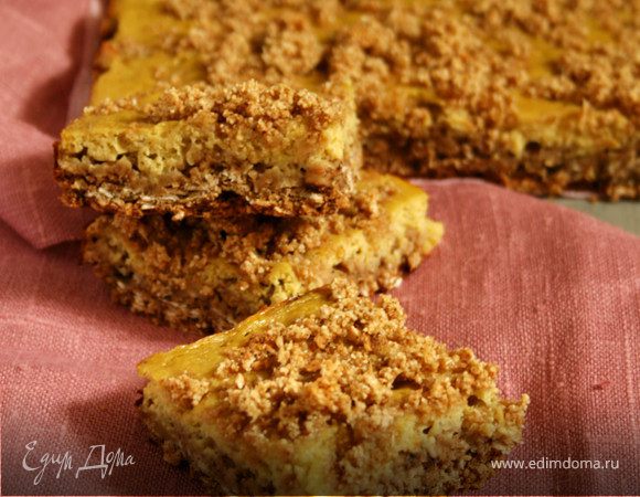 Овсяный пирог с крошкой Овсяный пирог с крошкой