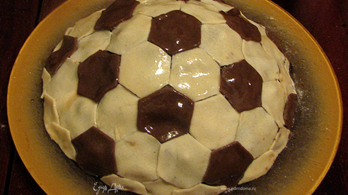 Торт "Муравейник" для футбольных болельщиков=)