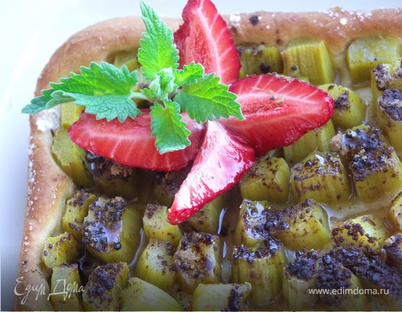 Пирог с ревенем. Пирог с ревенем.