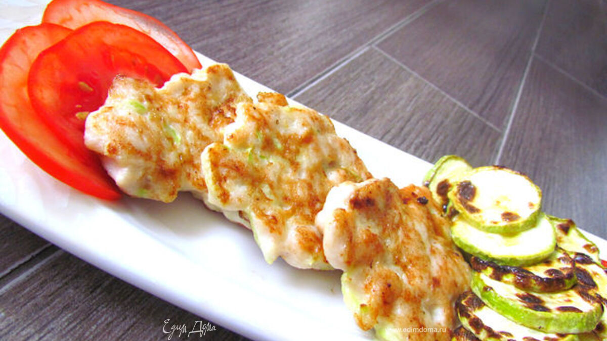 Рубленные куриные котлетки с кабачком!