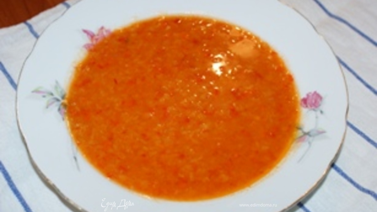 Суп из красной чечевицы