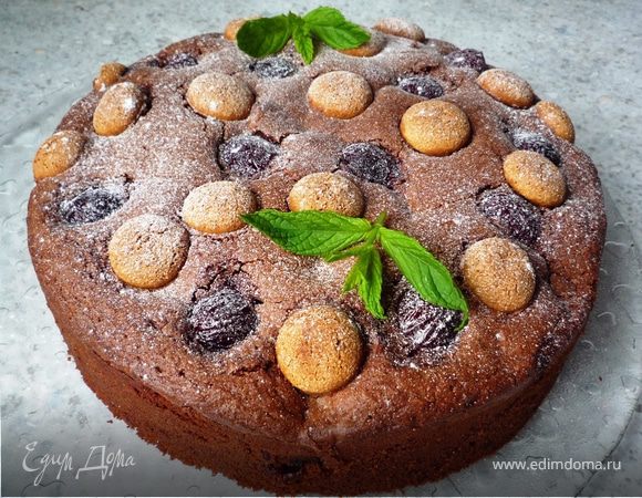 Итальянский вишневый пирог Итальянский вишневый пирог