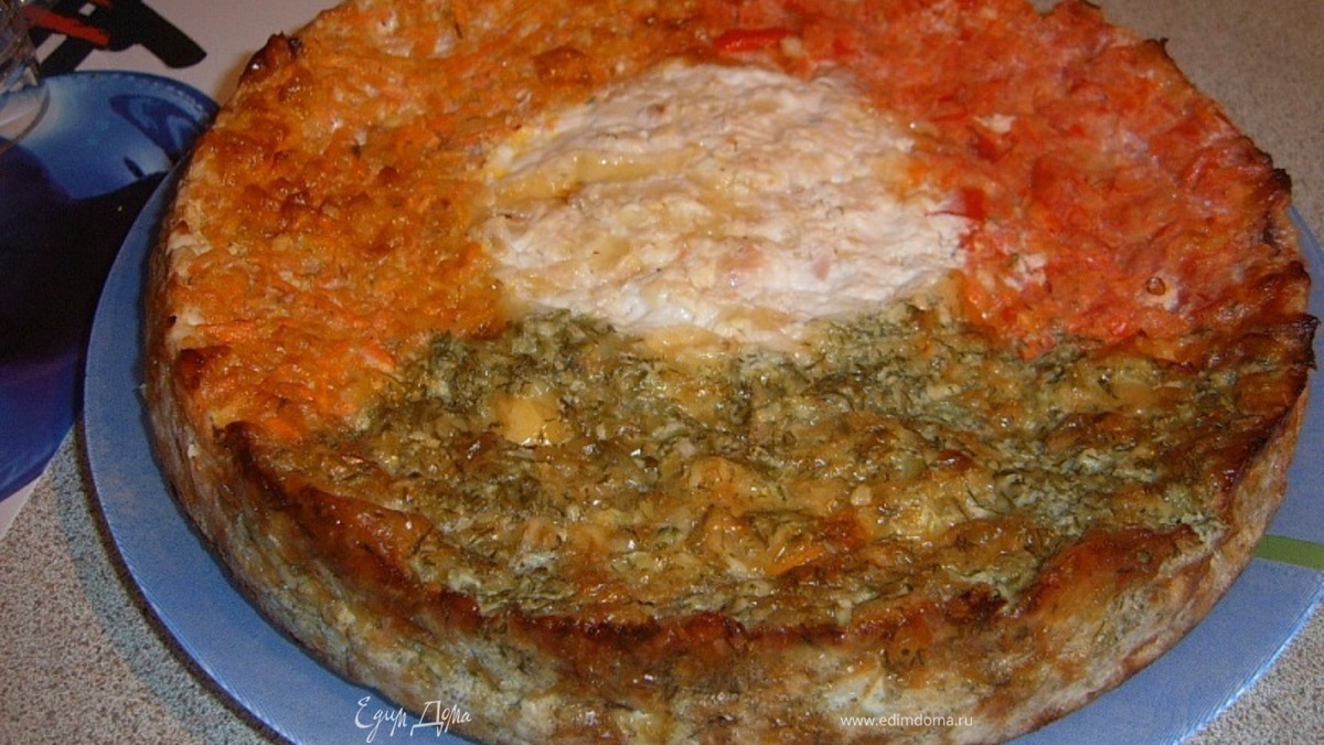 Сырный пирог «Козел в огороде»