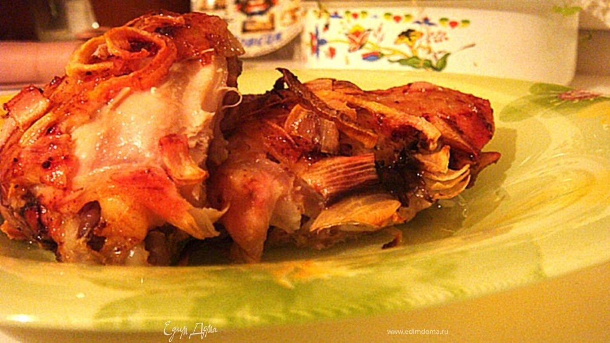 Курица в гранатовом соусе (не сациви)