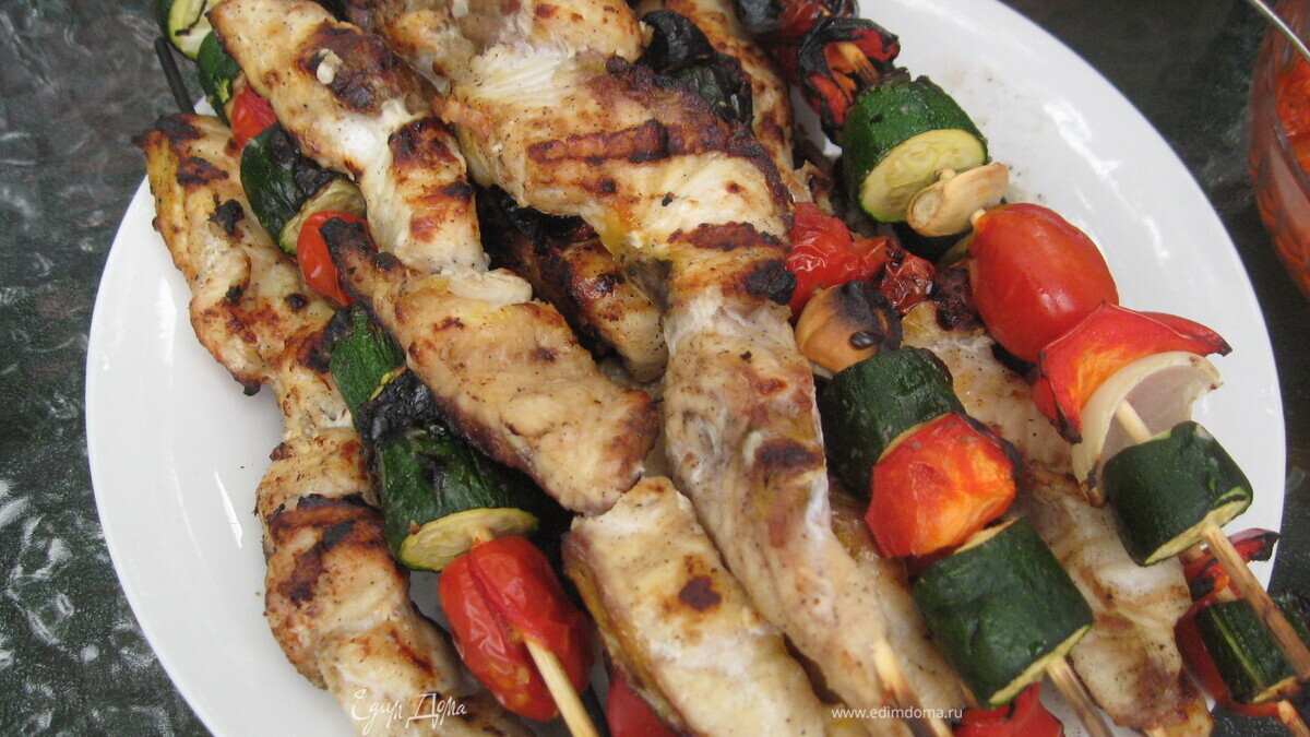 Шашлык из осетра