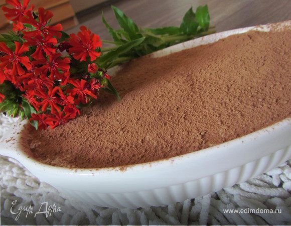 Творожно-мятный десерт в стиле Тирамису! Творожно-мятный десерт в стиле Тирамису!