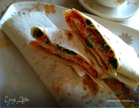 Быстрая закуска из лаваша!