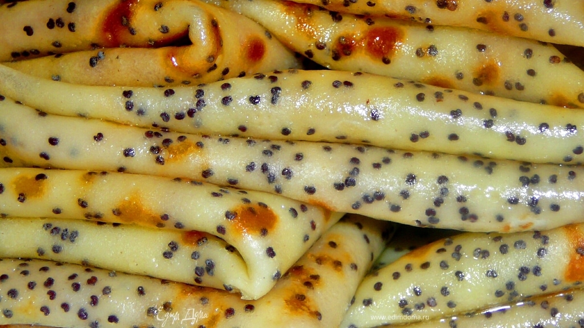Блины"Маковые"