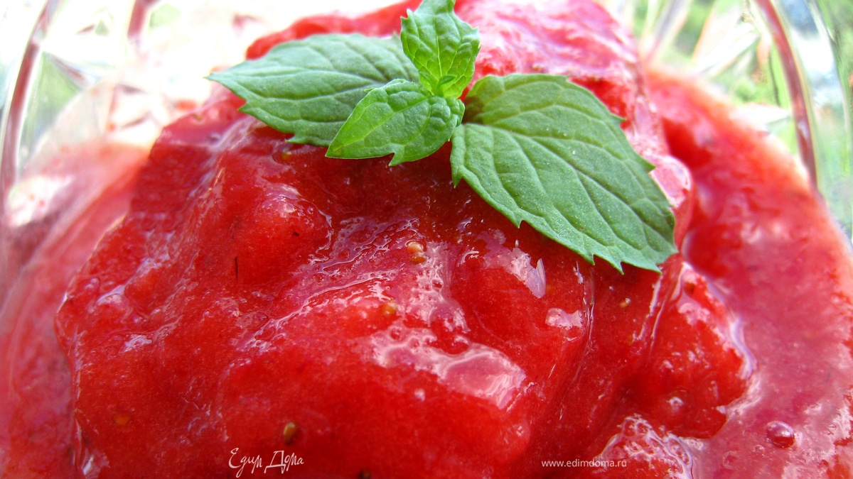 Клубничный сорбет