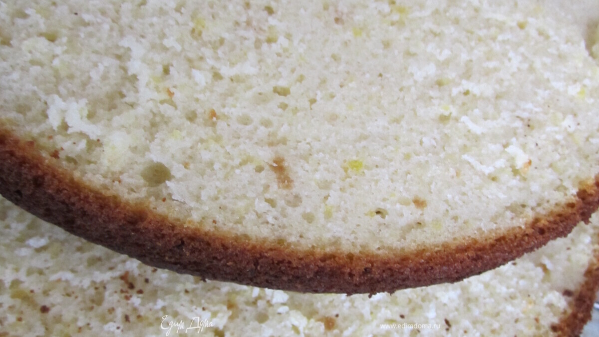Ванильный шифоновый бисквит