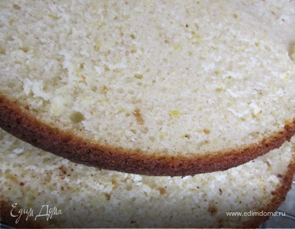 Ванильный шифоновый бисквит