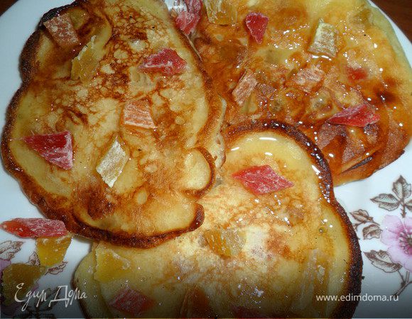 Оладьи с цукатами