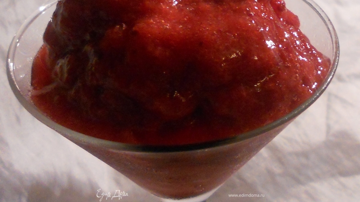 Грушево-ежевичное сорбе