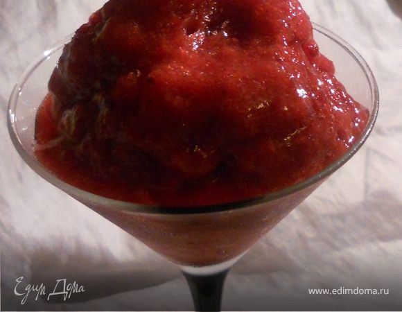 Грушево-ежевичное сорбе Грушево-ежевичное сорбе